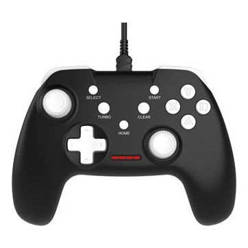 ONLAN Manette filaire  GP-PC-WD Noir et Blanc pour PC Nintendo Switch Nintendo Switch 2 Android