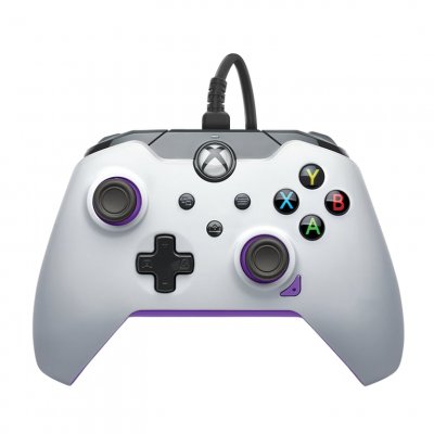PDP Manette filaire  pour Xbox et PC Blanc et violet 