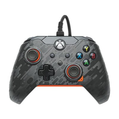 PDP Manette filaire  pour Xbox et PC Carbone atomique 