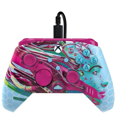 PDP Manette filaire  Rematch Glow Wired Advanced&nbsp;: Android Dreams pour Xbox Series X S Xbox One et PC 