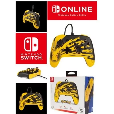 POWERA Manette filaire SWITCH - Pok&eacute;mon - Pikachu Lightning avec C&acirc;ble USB d&eacute;tachable NINTENDO SWITCH