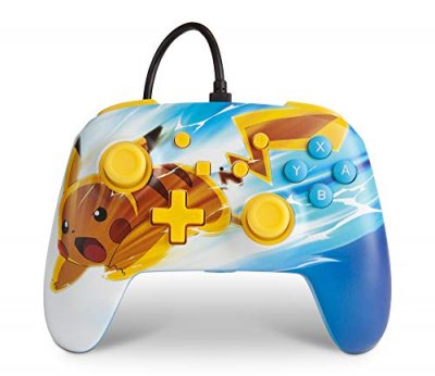 NINTENDO Manette filaire switch rouge pikachu charge
