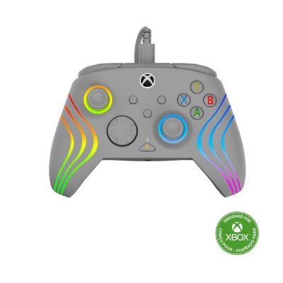 TURTLE BEACH Manette gaming RGB Afterglow Wave pour XBOX et PC  - Grey