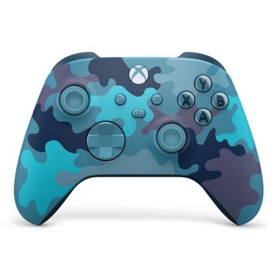 MICROSOFT Manette Gaming Sans Fil - Edition Limit&eacute;e Mineral Camo - Bleu Ps5