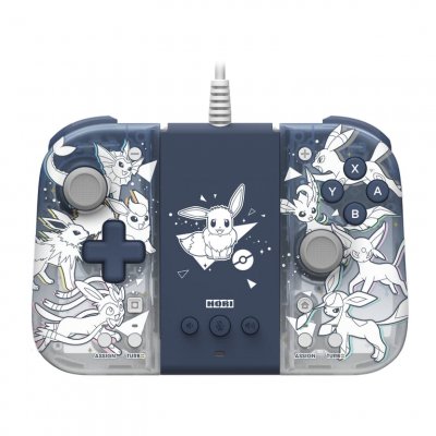 HORI Manette  Set Adaptateur Mode T&eacute;l&eacute; + Split Pad Compact &Eacute;volutions &Eacute;voli Pour Nintendo Switch