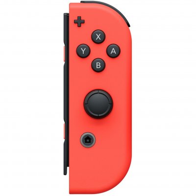 NINTENDO Manette Joy-Con Droit Noir et Rouge n&eacute;on pour  Switch