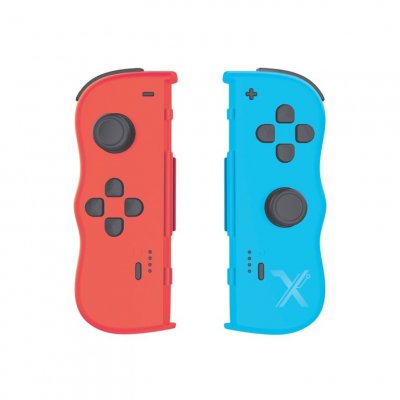 LEXIP Manette  Rouge et Bleu pour Nintendo Switch et Nintendo Switch 2