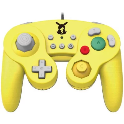 HORI Manette nintendo switch filaire  battle pad pok&eacute;mon pikachu 