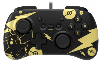 HORI Manette Pad Mini Pokemon -  - Noir et Or - Switch