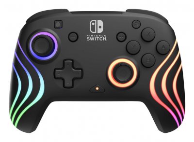 PDP Manette  Afterglow Wave pour Nintendo Switch Noir 