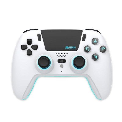 FREAKS AND GEEKS Manette sans fil  Bluetooth Blanc pour PS5