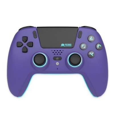 FREAKS AND GEEKS Manette sans fil  PS5 PC Android iOS Bluetooth Violette - Neuf