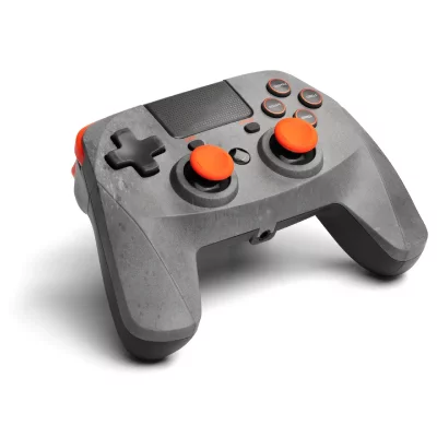 SNAKEBYTE Manette sans fil Pad 4S  PS4 Rock grise orange