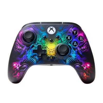 POWERA Manette sans fil  Fusion Pro Lumectra pour PC Xbox 360 Xbox Series X et S Noir 