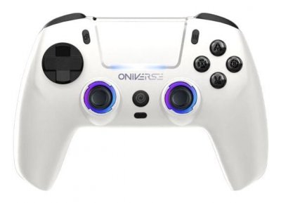 ONIVERSE Manette sans fil Starion Blanc pour PS5 PS3 PC Android et iOS