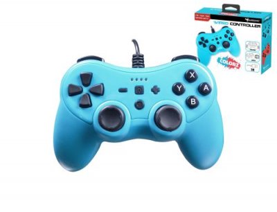 Manette Subsonic Colorz Filaire Bleu Subsonic Sas Pour Nintendo Switch