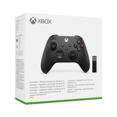 MICROSOFT Manette Xbox S&eacute;ries X avec adaptateur sans-fil Windows 10 Noir 