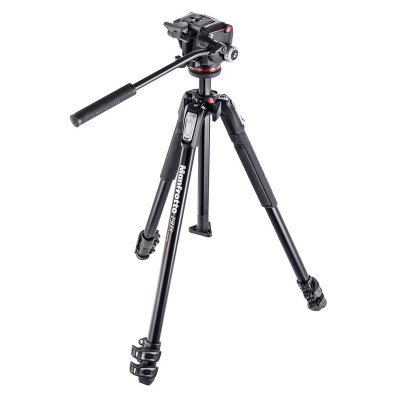 MANFROTTO  kit tr&eacute;pied MK190X3 avec rotule fluide MHXPRO-2W