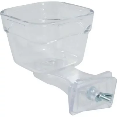 ZOLUX Mangeoire perroquet transparente l taille