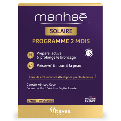 MANHAE  Solaire programme 2mois x60 g&eacute;lules
