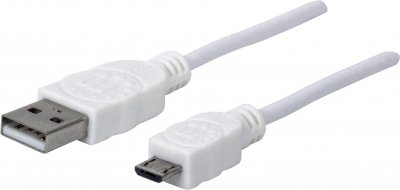 MANHATTAN  324069 c&acirc;ble usb 2.0 blanc 324069