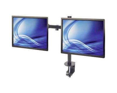 MANHATTAN  461528 Support d'&eacute;cran Plat pour Bureau 81,3 cm (32"") Pince Noir