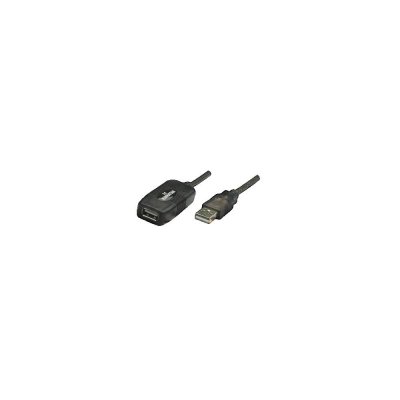 MANHATTAN  C&acirc;ble USB USB 2.0 USB-A m&acirc;le, USB-A femelle 20.00 m noir 150958