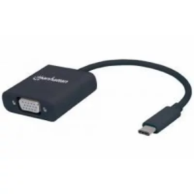 MANHATTAN  VGA vers HDMI Convertisseur USB 3.1 Auf VGA Konverter Noir