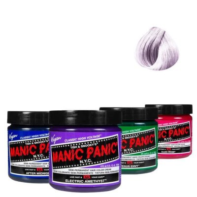 MANIC PANIC  Classic Coloration Semi-permanent Silver Stiletto 118ml