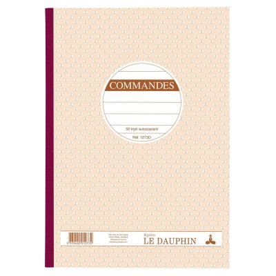 LE DAUPHIN Manifold autocopiant commande 210x297 50 feuillets tripli - Lot de 2