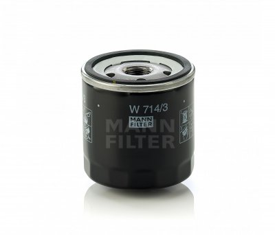 MANN FILTER MANN-FILTER Filtre &agrave; huile W 714/3 &ndash; Pour v&eacute;hicules particuliers