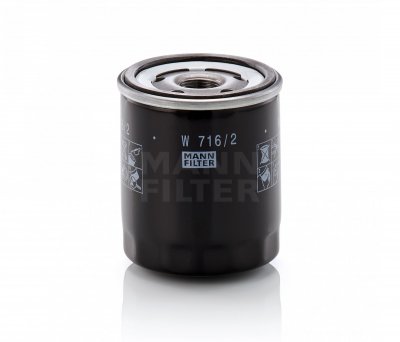 MANN FILTER MANN-FILTER Filtre &agrave; huile W 716/2 &ndash; Pour v&eacute;hicules particuliers