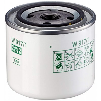 MANN FILTER MANN-FILTER Filtre &agrave; huile W 917/1 &ndash; Pour v&eacute;hicules particuliers