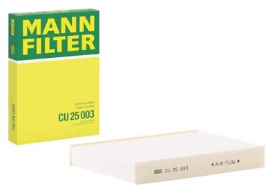 MANN FILTER MANN-FILTER Filtre d'habitacle CU 25 003 NISSAN QASHQAI