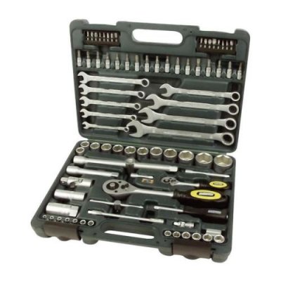 BRUDER MANNESMANN MANNESMANN Jeu d'embouts et douilles M29112 - CV - 1/2"" + 1/4"" - 82 pi&egrave;ces
