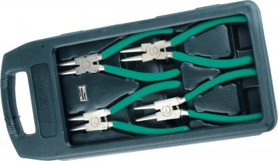 BRUDER MANNESMANN Mannesmann M10471 Set de pinces &agrave; circlip 4 pi&egrave;ces (Import Allemagne)