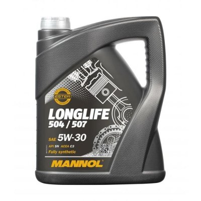 MANNOL  7715&nbsp;o.e.m. 5&nbsp;W de 30&nbsp;API SN/CF W-40, 5&nbsp;l