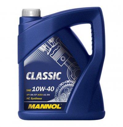 MANNOL  Huile de Moteur Classic 10W-40 API SN/SM/CF - 1&nbsp;Litre