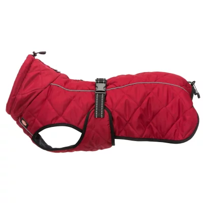 TRIXIE Manteau Minot taille M encolure max 45 cm. couleur rouge. pour chien.