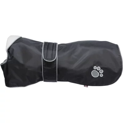 TRIXIE Manteau Orl&eacute;ans noir. taille L+. Encolure: 54-73 cm. pour chiens.