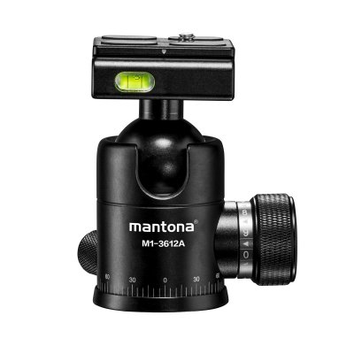 MONTANA Mantona Onyx 12 T&ecirc;te sph&eacute;rique pour tr&eacute;pied