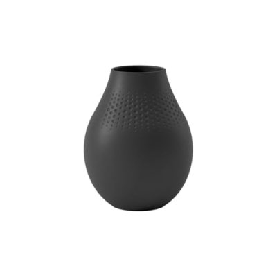 VILLEROY & BOCH Manufacture Collier noir Vase Perle haut Noir 