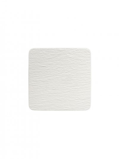 VILLEROY & BOCH Manufacture Rock blanc Plat &agrave; servir carr&eacute;/assiette gourmet
