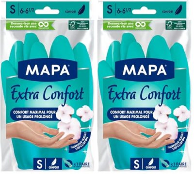 SPONTEX Mapa gants de m&eacute;nage ultra confort taille 6/s