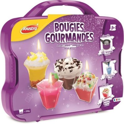 JOUSTRA MAPED CREATIV MALETTE BOUGIES GOURMANDES - Age+8 - Made in France