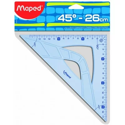 MAPED  &Eacute;querre Geometric 26 Cm, 45&deg; 20 Unit&eacute;(S)