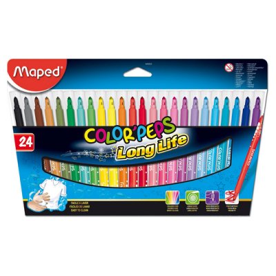 MAPED  Feutre COLOR'PEPS, &eacute;tui en carton de 24, largeur du