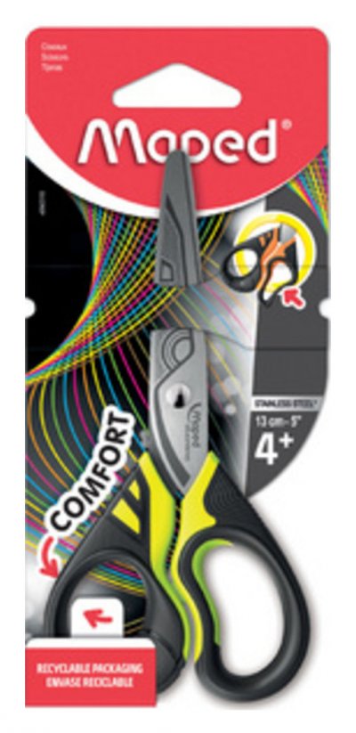 MAPED  - schere sensoft 3D fluo, rund, l&atilde;nge: 135 mm 484310