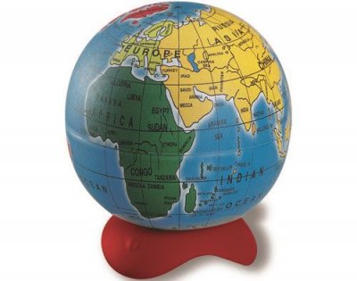 MAPED  Taille-crayons 1 Trou &Agrave; R&eacute;servoir - Globe Terrestre - 