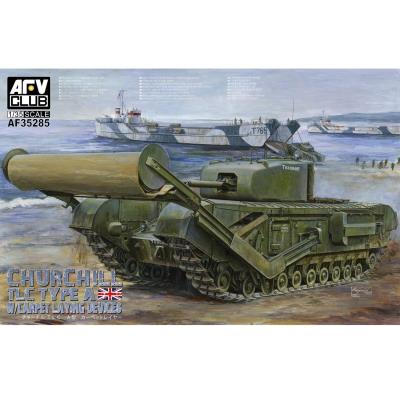 AFV CLUB Maquette  Churchill TLC TypeA Carpet Laying Device- - Maquette